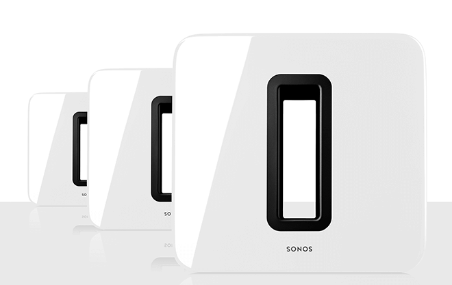 sonos sub in white